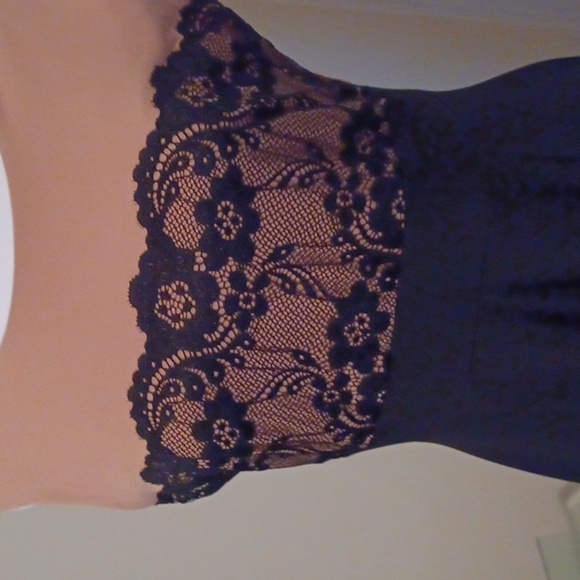 🐈‍⬛Elegant Black and Blush Pink  Dress - Picture 5 of 9